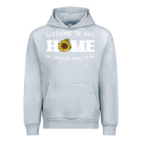 Heather Grey welcome to our Home Sunflower Urban Hoodie - Bettercallsaul