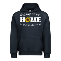 Navy welcome to our Home Sunflower Urban Hoodie - Bettercallsaul