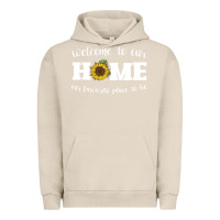 Pigment French Oak welcome to our Home Sunflower Urban Hoodie - Bettercallsaul