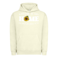 Pigment Pistachio welcome to our Home Sunflower Urban Hoodie - Bettercallsaul