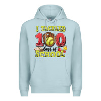 Blue Mist i tackled days of school softball Premium Hoodie - LillyAllenDesigns
