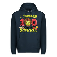 Navy i tackled days of school softball Premium Hoodie - LillyAllenDesigns