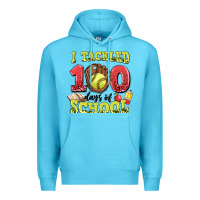 Ocean Blue i tackled days of school softball Premium Hoodie - LillyAllenDesigns