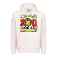 Pale Pink i tackled days of school softball Premium Hoodie - LillyAllenDesigns