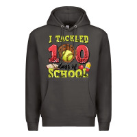 Smoke i tackled days of school softball Premium Hoodie - LillyAllenDesigns