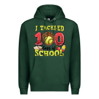 Sports Green i tackled days of school softball Premium Hoodie - LillyAllenDesigns