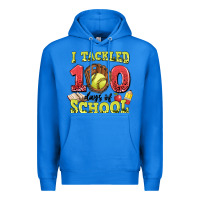 True Royal i tackled days of school softball Premium Hoodie - LillyAllenDesigns