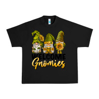 Black welcome gnomies sunflowers Urban Heavy Tee - BarkalooDesign