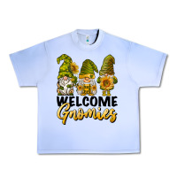 Grape Ice welcome gnomies sunflowers Urban Heavy Tee - BarkalooDesign
