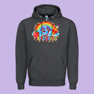 Back To School 3 3200x2400 Zipper Hoodie Designed By Adodesignshop
