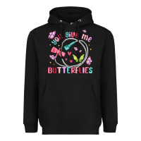 Black you give me butterflies Heavyweight Hoodie - MaliasSmallBusiness