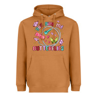 Meerkat you give me butterflies Heavyweight Hoodie - MaliasSmallBusiness