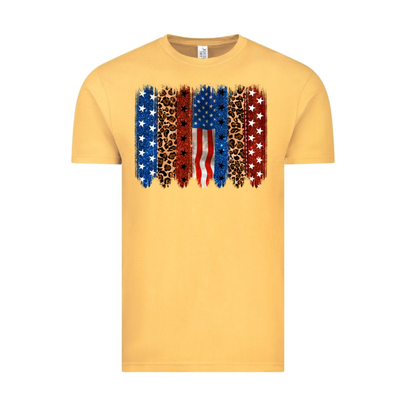 Back To Blue Brushstroke 4th Of July Vintage Tee by CowGirlArtShop | Teevron