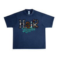 Navy hair hustler Urban Heavy Tee - SublimationCraftShop