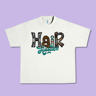 Hair Hustler Urban Heavy Tee Designed By Sublimationcraftshop