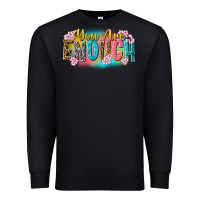 Black you are enough Premium Sweatshirt - NancyCooperArtShop