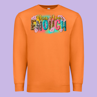 You Are Enough Premium Sweatshirt Designed By Nancycooperartshop
