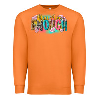 Carrot you are enough Premium Sweatshirt - NancyCooperArtShop
