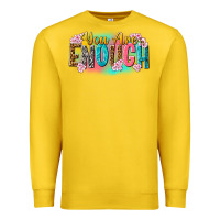 Lemon you are enough Premium Sweatshirt - NancyCooperArtShop