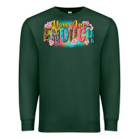 Sports Green you are enough Premium Sweatshirt - NancyCooperArtShop