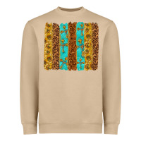 Mushroom Western Brushstrokes Heavyweight Sweatshirt - texasbilliewilder