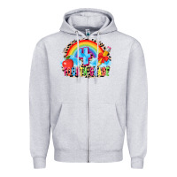 Heather Grey back to school 4 3200x2400 Zipper Hoodie - AdoDesignShop