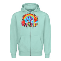Seafoam back to school 4 3200x2400 Zipper Hoodie - AdoDesignShop