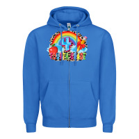 True Royal back to school 4 3200x2400 Zipper Hoodie - AdoDesignShop