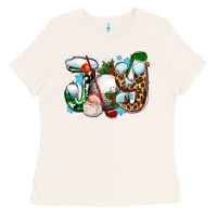 Bone joy with golf and santas Ladies Tee - AdoDesignShop