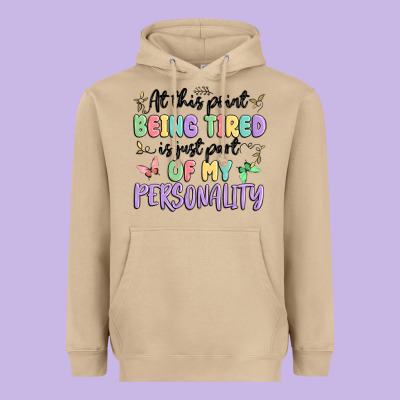 At This Point Being Tired Is Just Part Of My Perso Heavyweight Hoodie Designed By Maliassmallbusiness