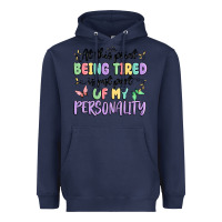 Navy at this point being tired is just part of my perso Heavyweight Hoodie - MaliasSmallBusiness
