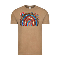 Vintage Coffee American rainbow Vintage Tee - Neo Western