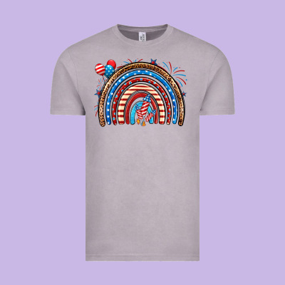 American Rainbow Vintage Tee Designed By Neo Western
