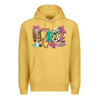 Antique Gold nurse Premium Hoodie - LillyAllenDesigns