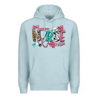 Blue Mist nurse Premium Hoodie - LillyAllenDesigns
