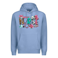 Colony Blue nurse Premium Hoodie - LillyAllenDesigns