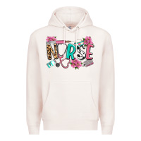 Pale Pink nurse Premium Hoodie - LillyAllenDesigns