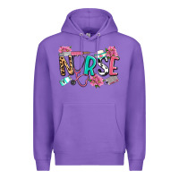 Purple nurse Premium Hoodie - LillyAllenDesigns