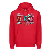 Red nurse Premium Hoodie - LillyAllenDesigns