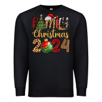 Black family christmas 2024 Premium Sweatshirt - MaliasSmallBusiness