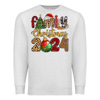 Oatmeal Heather family christmas 2024 Premium Sweatshirt - MaliasSmallBusiness