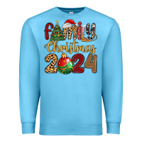 Ocean Blue family christmas 2024 Premium Sweatshirt - MaliasSmallBusiness