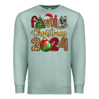 Seafoam family christmas 2024 Premium Sweatshirt - MaliasSmallBusiness