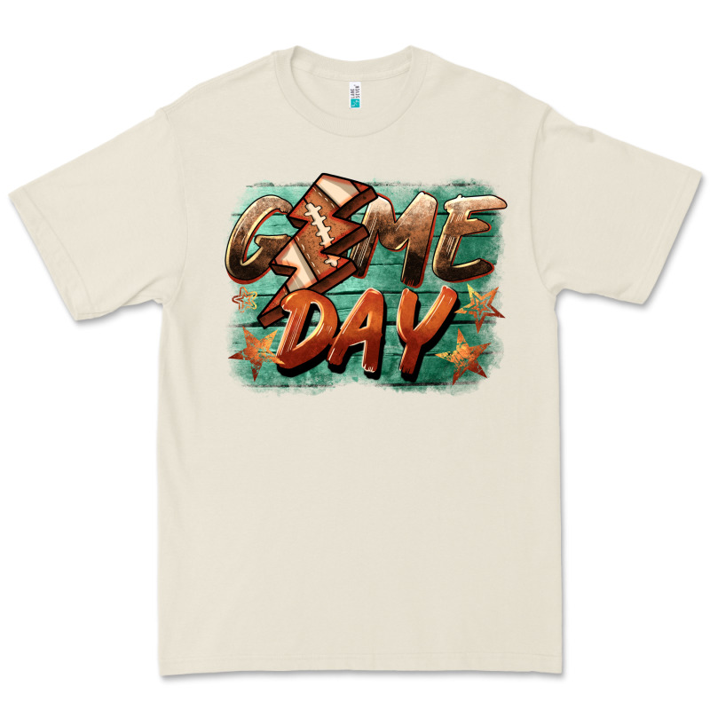 Game Day  Lightning Football Premium Tee by BarkalooDesign | Teevron