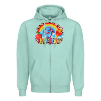 Seafoam back to school 5 3200x2400 Zipper Hoodie - AdoDesignShop