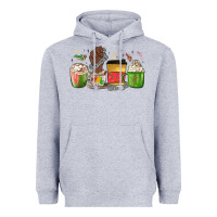Heather Grey juneteenth coffee cups Heavyweight Hoodie - MaliasSmallBusiness