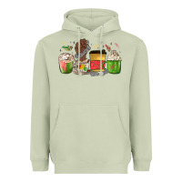 Matcha juneteenth coffee cups Heavyweight Hoodie - MaliasSmallBusiness