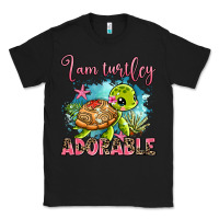 Black i am turtley adorable Classic Tee - AdoDesignShop