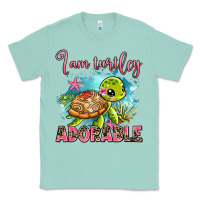 Seafoam i am turtley adorable Classic Tee - AdoDesignShop