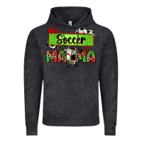 Vintage Black soccer mama with leopard Vintage Hoodie - Zillion Design Studio